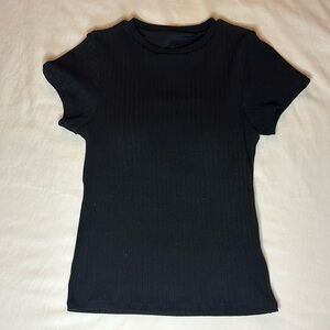 Klassy Network black ribbed tshirt brami